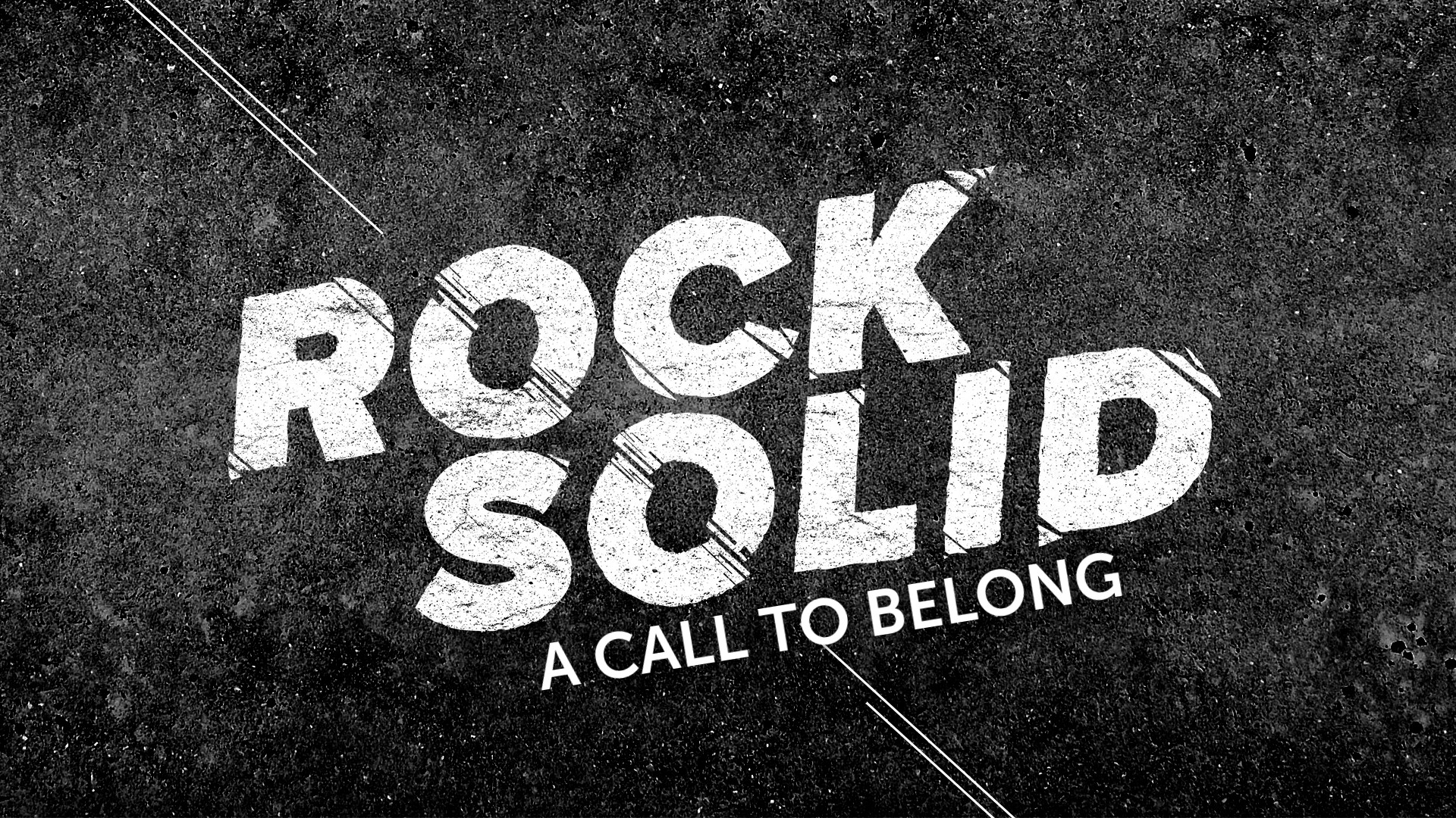 Rock Solid: A Call to Belong (Audio)